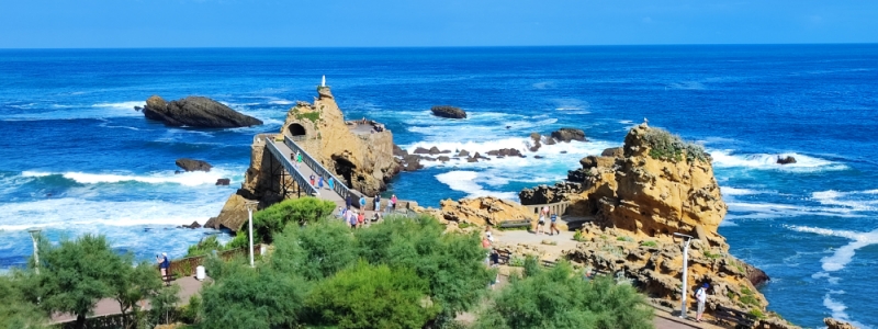 Biarritz et la côte rocheuse du Pays Basque